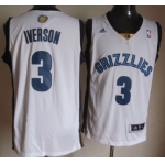 Memphis Grizzlies #3 Allen Iverson Revolution 30 Swingman White Jersey