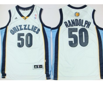 Memphis Grizzlies #50 Zach Randolph Revolution 30 Swingman White Jersey