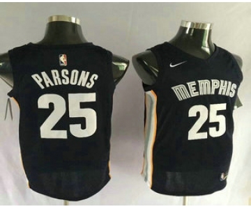 Men's Memphis Grizzlies #25 Chandler Parsons New Navy Blue 2017-2018 Nike Swingman Stitched NBA Jersey