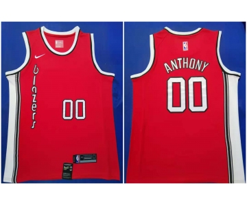 Blazers #00 Carmelo Anthony Red 2019-20 Nike Swingman Jersey