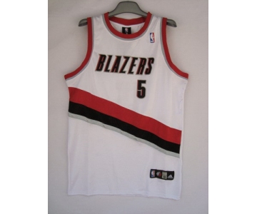 Portland Trail Blazers 5 Fernandez white SWINGMAN jerseys