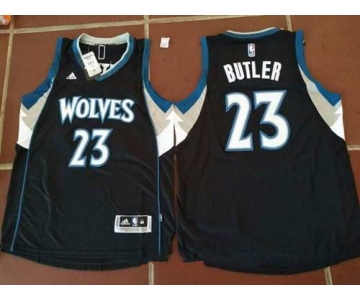 Men's Minnesota Timberwolves #23 Jimmy Butler Black Stitched NBA adidas Revolution 30 Swingman Jersey
