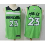 Men's Minnesota Timberwolves #23 Jimmy Butler New Green 2017-2018 Nike Swingman Fitbit Stitched NBA Jersey