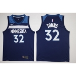 Men's Minnesota Timberwolves #32 Karl-Anthony Towns New Navy Blue 2017-2018 Nike Swingman Stitched NBA Jersey