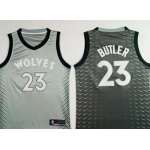 Nike Minnesota Timberwolves #23 Jimmy Butler Gray NBA Swingman City Edition Jersey