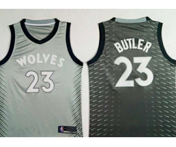 Nike Minnesota Timberwolves #23 Jimmy Butler Gray NBA Swingman City Edition Jersey