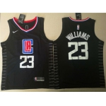 Clippers 23 Lou Williams Black Nike Swingman Jersey