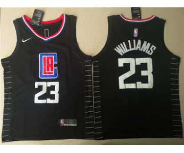 Clippers 23 Lou Williams Black Nike Swingman Jersey