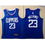 Clippers 23 Lou Williams Blue Nike Swingman Jersey