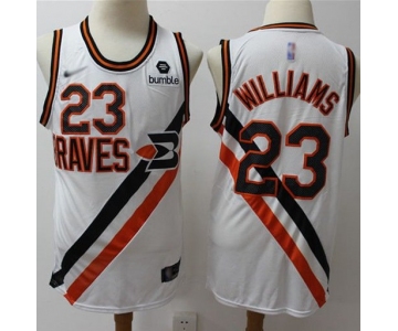 Clippers #23 Louis Williams White Basketball Swingman Hardwood Classics Jersey
