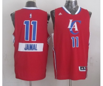 Los Angeles Clippers #11 Jamal Crawford Revolution 30 Swingman 2014 Christmas Day Red Jersey