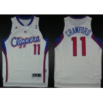 Los Angeles Clippers #11 Jamal Crawford Revolution 30 Swingman White Jersey