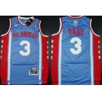 Los Angeles Clippers #3 Chris Paul ABA Hardwood Classic Swingman Blue Jersey