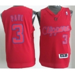 Los Angeles Clippers #3 Chris Paul Revolution 30 Swingman Red Big Color Jersey