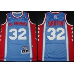 Los Angeles Clippers #32 Blake Griffin ABA Hardwood Classic Swingman Blue Jersey