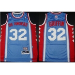 Los Angeles Clippers #32 Blake Griffin ABA Hardwood Classic Swingman Blue Jersey