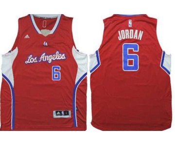 Los Angeles Clippers #6 DeAndre Jordan Revolution 30 Swingman 2014 New Red Jersey