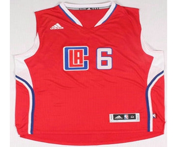 Los Angeles Clippers #6 DeAndre Jordan Revolution 30 Swingman 2015 New Red Jersey