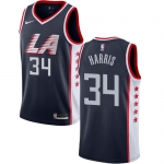 Men's Clippers 34 Tobias Harris Navy 2018-19 City Edition Nike Swingman Jersey
