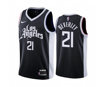 Nike Clippers #21 Patrick Beverley Black NBA Swingman 2020-21 City Edition Jersey