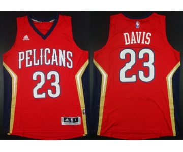 New Orleans Pelicans #23 Anthony Davis Revolution 30 Swingman Red Jersey