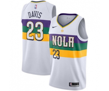Nike NBA New Orleans Pelicans #23 Anthony Davis Jersey 2018-19 New Season City Edition Jersey