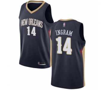 Pelicans #14 Brandon Ingram Navy Basketball Swingman Icon Edition Jersey