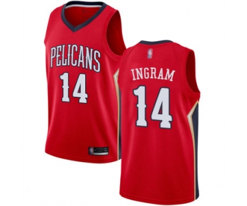 Pelicans #14 Brandon Ingram Red Basketball Swingman Statement Edition Jersey