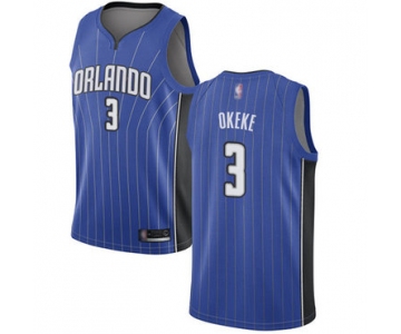 Magic #3 Chuma Okeke Royal Basketball Swingman Icon Edition Jersey