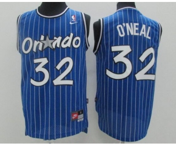Men's Orlando Magic #32 Shaquille O'neal Blue Stitched NBA Nike Swingman Jersey