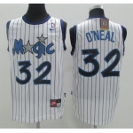 Men's Orlando Magic #32 Shaquille O'neal White Stitched NBA Nike Swingman Jersey