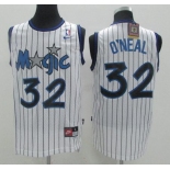 Men's Orlando Magic #32 Shaquille O'neal White Stitched NBA Nike Swingman Jersey