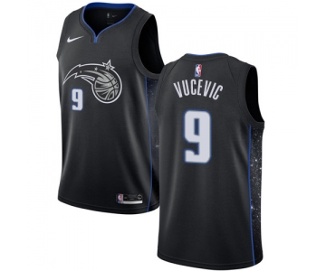 Nike Magic #9 Nikola Vucevic Black NBA Swingman City Edition 2018-19 Jersey
