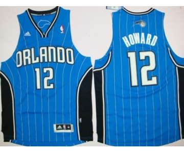 Orlando Magic #12 Dwight Howard Revolution 30 Swingman Blue Jersey