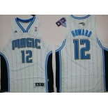 Orlando Magic #12 Dwight Howard Revolution 30 Swingman White Jersey