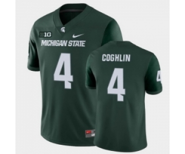 Men Michigan State Spartans #4 Matt Coghlin College Football Green Game Jersey