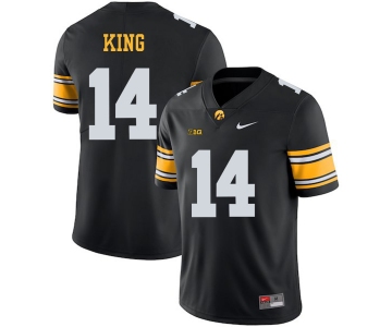 Iowa Hawkeyes 14 Desmond King Black College Football Jersey