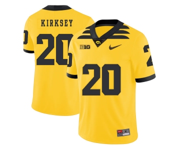 Iowa Hawkeyes 20 Christian Kirksey Yellow College Football Jersey