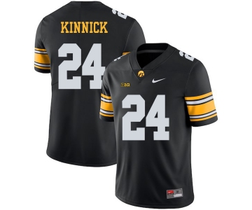 Iowa Hawkeyes 24 Nile Kinnick Black College Football Jersey