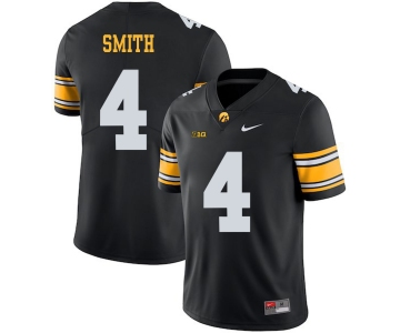 Iowa Hawkeyes 4 Tevaun Smith Black College Football Jersey