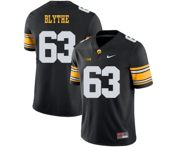 Iowa Hawkeyes 63 Austin Blythe Black College Football Jersey