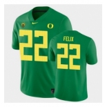 Men Oregon Ducks Darrian Felix College Football Green Game Jersey