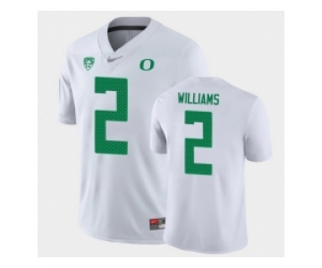 Men Oregon Ducks Devon Williams Game White College Football Jersey