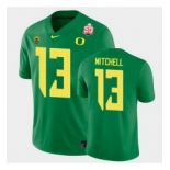 Men Oregon Ducks Dillon Mitchell 2021 Fiesta Bowl Green Game Jersey 0A