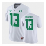 Men Oregon Ducks Dillon Mitchell Game White College Football Jersey