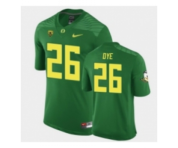 Men Oregon Ducks Travis Dye Replica Green Game Football Jersey