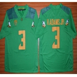 Oregon Duck #3 Vernon Adams Jr Light Green College Football Nike Limited Jersey