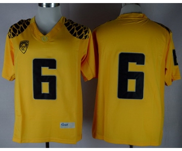 Oregon Ducks #6 Charles Nelson 2013 Yellow Limited Jersey