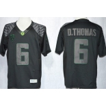 Oregon Ducks #6 DeAnthony Thomas 2013 Lights Black Out Limited Jersey