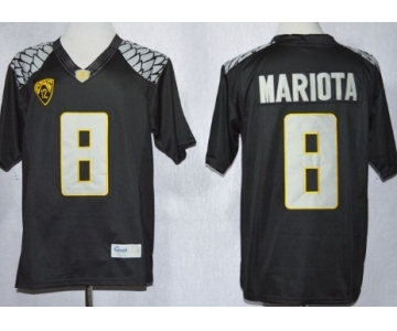 Oregon Ducks #8 Marcus Mariota 2013 Black Limited Jersey